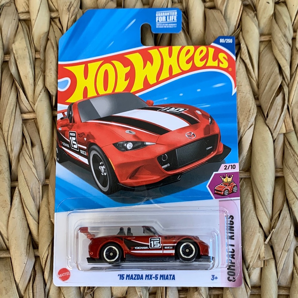 2015 Mazda MX-5 Miata Red Japanese Car JDM Racing Hot Wheels Hotwheels 2025 New